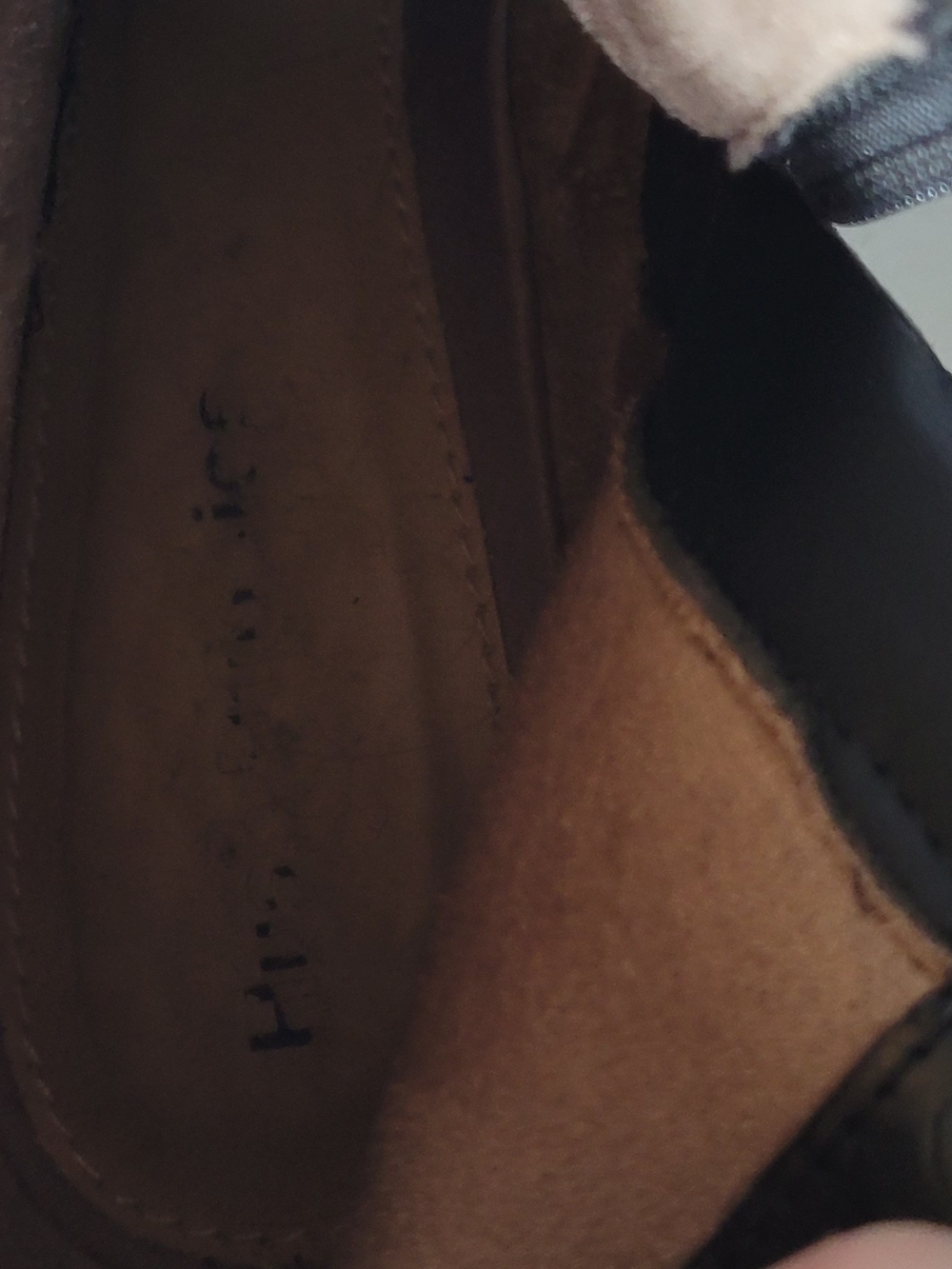 Hush Puppies Black Wedge Ankle Boots with Buckle - Picture 7 of 10